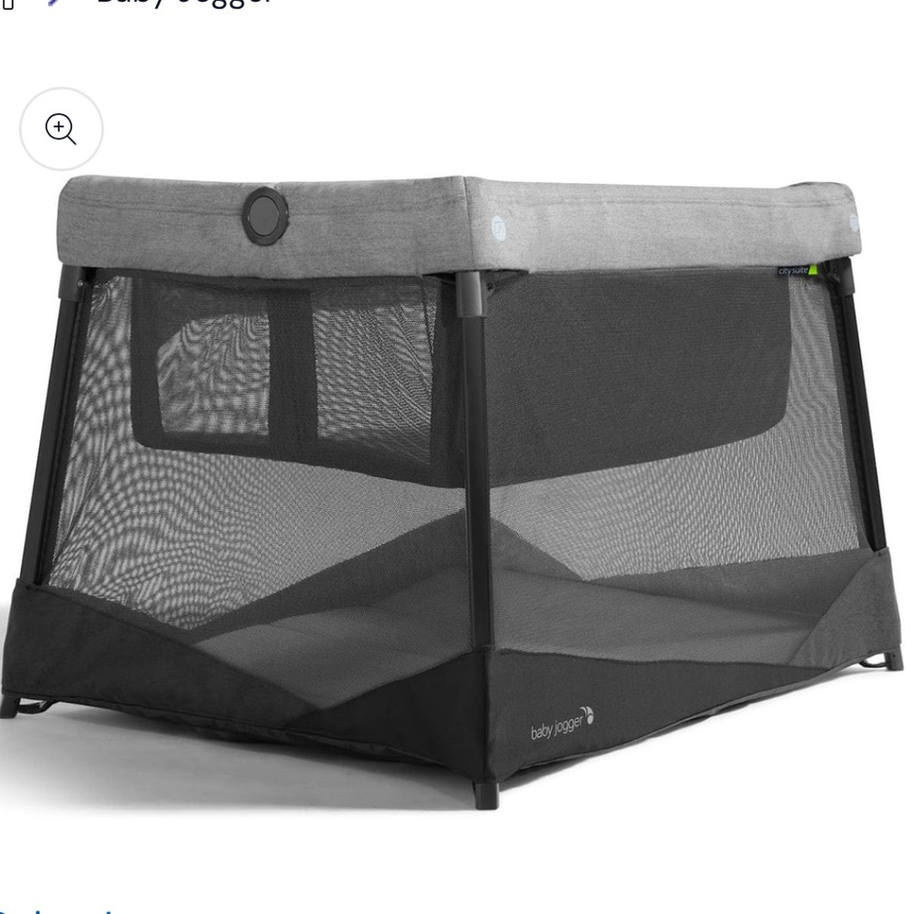 Baby Jogger City Suite Playard in Gray and Black, like new condition.